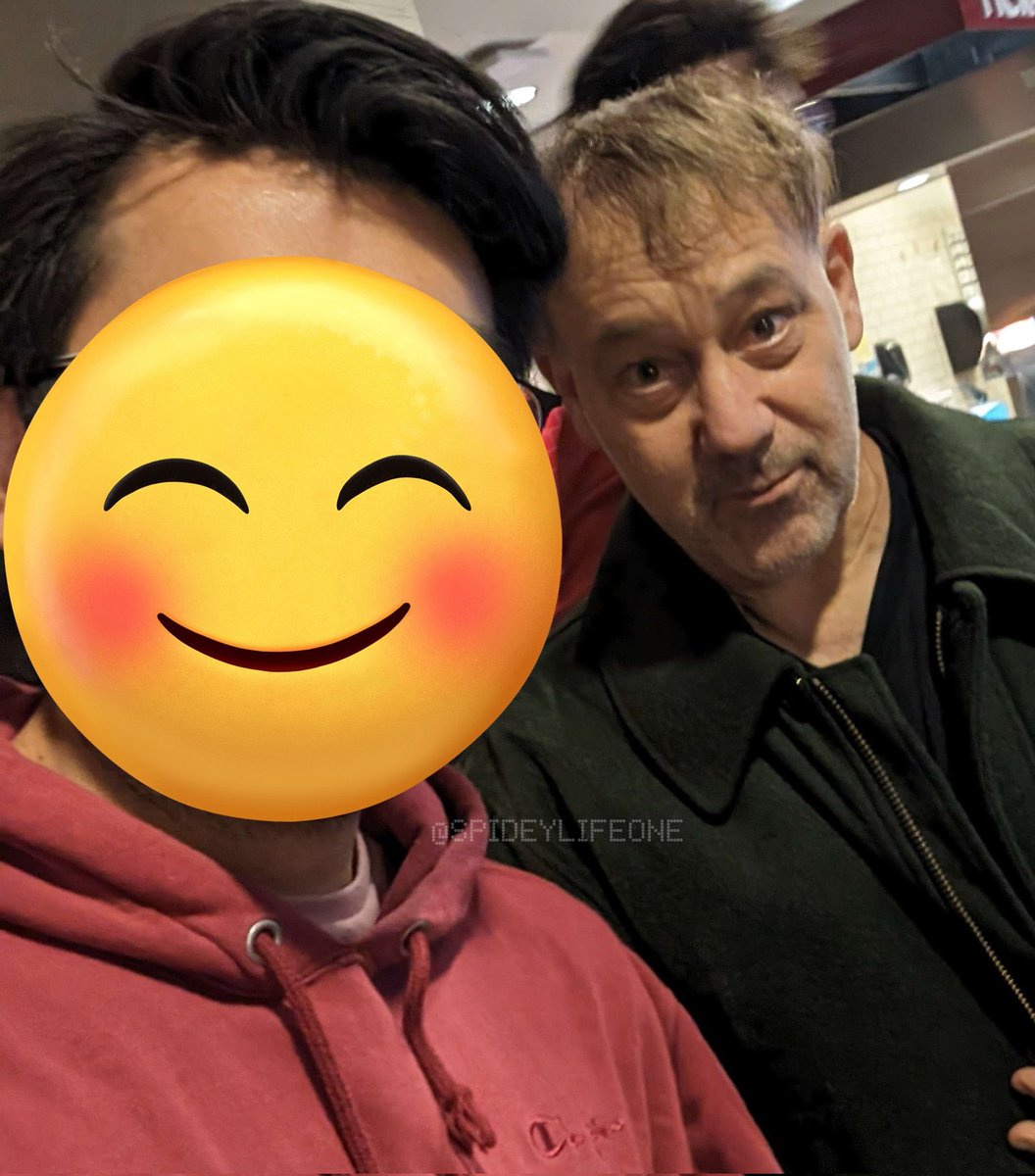 Sam Raimi himself in Los Angeles at a screening for his “Spider-Man” re-release. “He knows we love him and miss him, he is such a sweetheart” (Via: @SpideylifeOne)