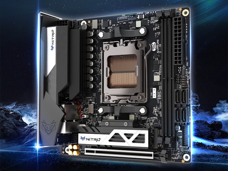 SAPPHIRE、AMD B650採用のゲーミングMini-ITXマザーボード「NITRO+
