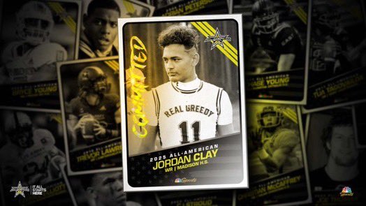 Jordan Clay 4⭐️ (@jordan_clay11) on Twitter photo 💥‘’LOCKED IN’’💥 Lets Do It SATX #210
<a href="/AABonNBC/">Navy All-American Bowl</a> <a href="/JMadison_FB/">Madison Maverick Football</a> <a href="/satxhsfb/">SATXHSFB</a> 💥‘’LOCKED IN’’💥 Lets Do It SATX #210
<a href="/AABonNBC/">Navy All-American Bowl</a> <a href="/JMadison_FB/">Madison Maverick Football</a> <a href="/satxhsfb/">SATXHSFB</a>