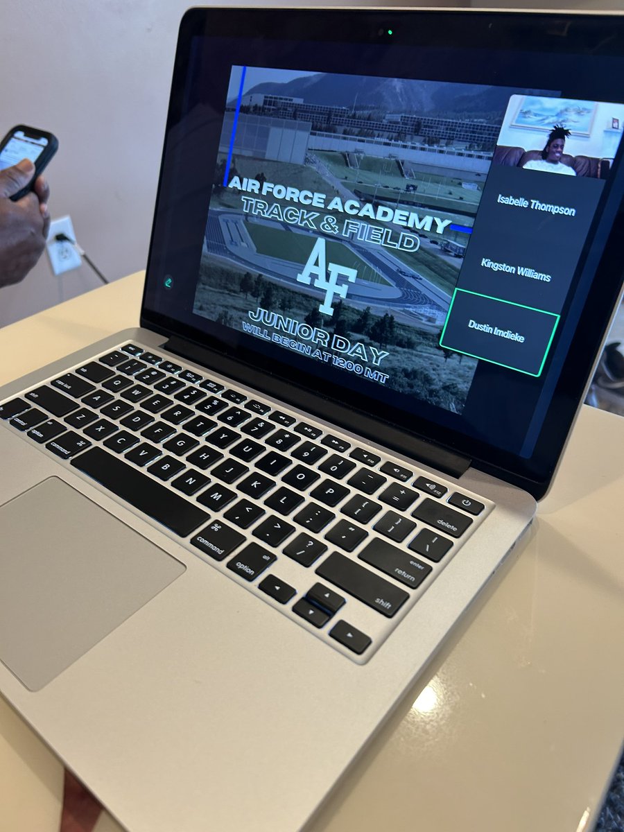 Justin Woulard (@justin_woulard) on Twitter photo Had a great time yesterday on <a href="/AF_TFXC/">Air Force Track & Field/XC</a> Virtual Junior Day. Thank you for having me <a href="/_trackside_/">Dustin Imdieke</a> ! 💪🏿🔵 Had a great time yesterday on <a href="/AF_TFXC/">Air Force Track & Field/XC</a> Virtual Junior Day. Thank you for having me <a href="/_trackside_/">Dustin Imdieke</a> ! 💪🏿🔵