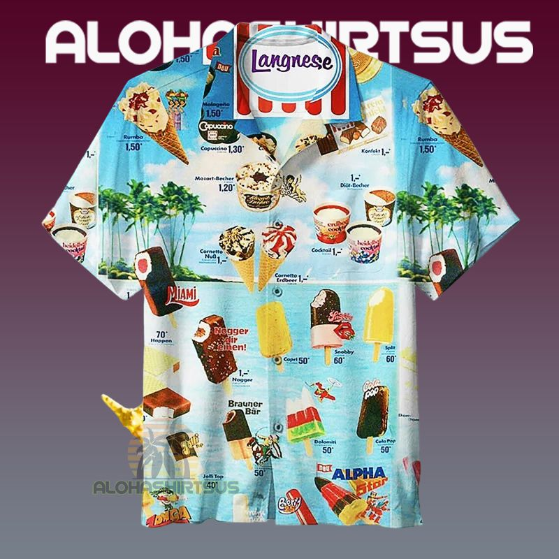 Langnese Ice Cream Luxury Hawaiian Shirts
alohashirtsus.com/ice-cream-hawa…

Hashtags: #LangneseIceCream #LuxuryFashion #HawaiianShirts #SummerStyle #SophisticatedPrint #FashionForGourmets #BeachsideChic #ResortWear #FashionStatement #IndulgeInStyle