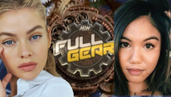 AEW Full Gear 1992 Match Graphics
Lily Chee Vs Karlie Kloss (Lily Won) (22:46) (4.25)
Ava Kolker (c) Vs Baby Ariel (Ava Retains) (34:26) (4.5)
Lily Aldridge Vs Ruby Aldridge (Lily Won) (30:24) (4.25)
'Hangman' Jayka Noelle Vs Stella Maxwell (Jayka Won) (29:50) (4.5)