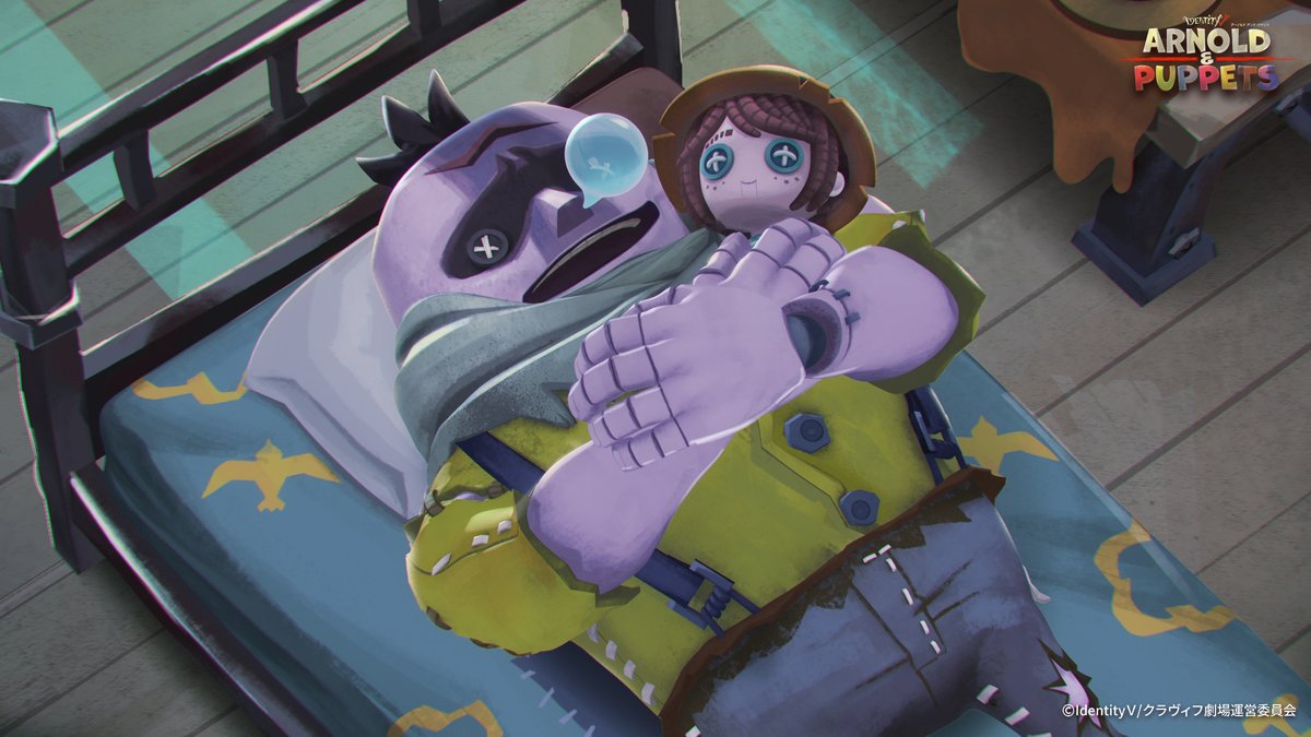 ARNOLD_PUPPETS's tweet photo. 【TVアニメ】
『ARNOLD&amp;PUPPETS』

第4話「レオの大切なもの」

本日放送！
・TOKYO MX 25:00～
・BS11 25:00～

本日は引用RPした方に
監督、キャラデザイン担当、キャストの
直筆サイン入台本を抽選で1名様に🎁

お楽しみに！

#IdentityV
#第五人格
#アーノルドアンドパペッツ
#ARNOLDANDPUPPETS https://t.co/O94rSbDp7Y