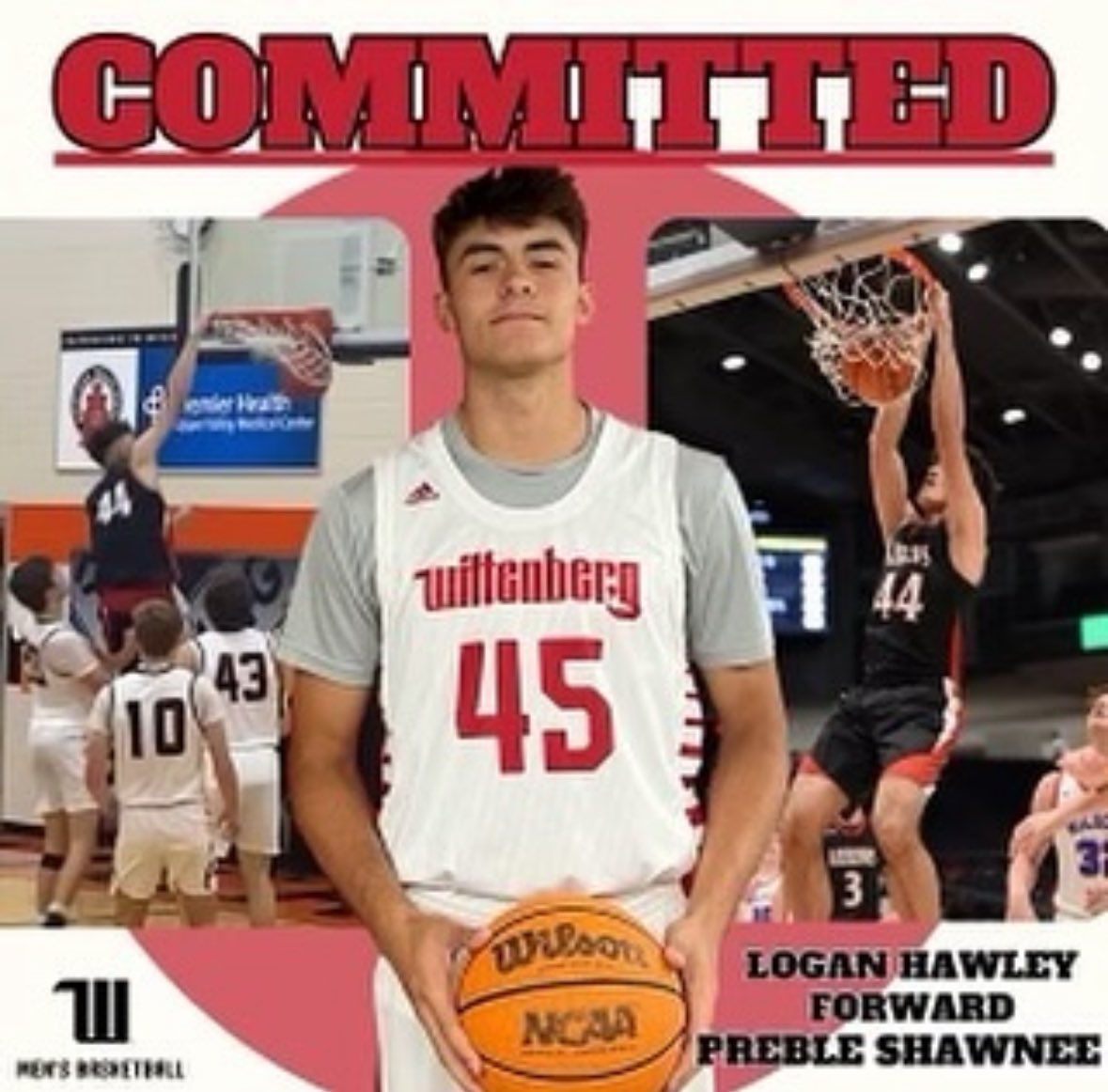 Congratulations to <a href="/Logan_Hawley44/">Logan Hawley</a>! <a href="/WittenbergHoops/">Wittenberg Hoops</a>