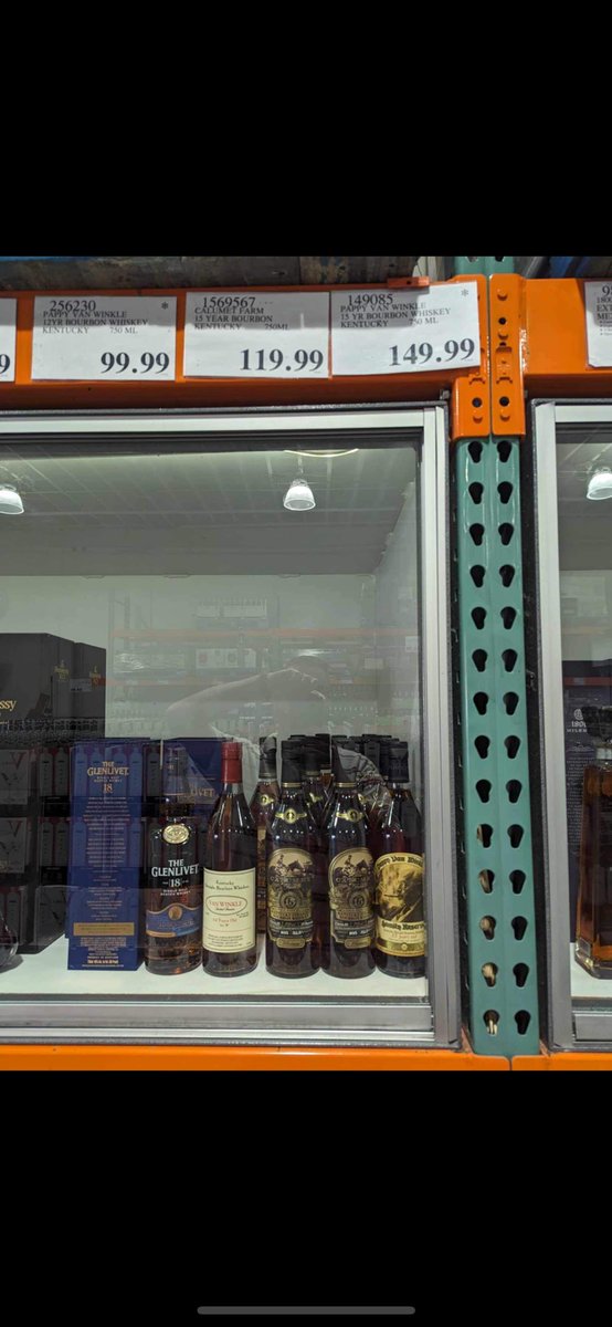 Bourbon_Gamer's tweet photo. I know this seems like a throwback photo but it was taken today at a Costco in Atlanta.  A friend of mine went in for dog food and came out with a Pappy 15 for almost retail.  What a score. https://t.co/rOemx5NLsg