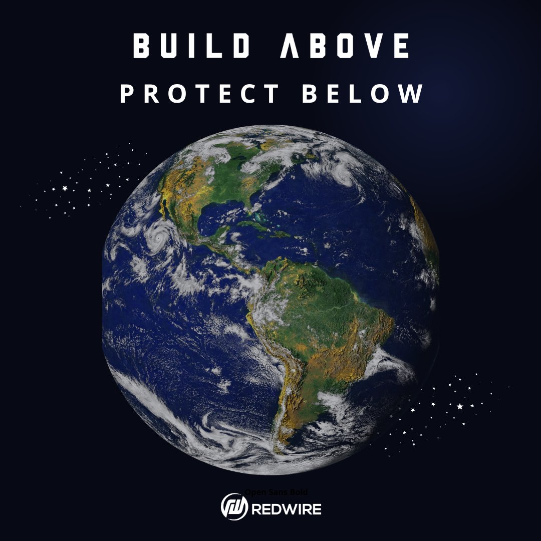 🌍 Happy #EarthDay! At Redwire Space, our motto 'Build Above, Protect Below' inspires our mission to protect and improve Earth through space innovation. Proud of our impact and committed to a sustainable future. #EarthDay #Sustainability #SpaceTech
