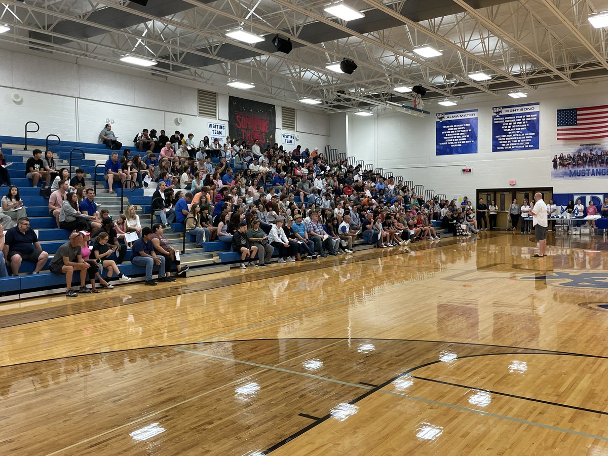 THANK YOU to all the future Mustangs and their families who made Mustang Round Up a success tonight!! 💙🐴💙