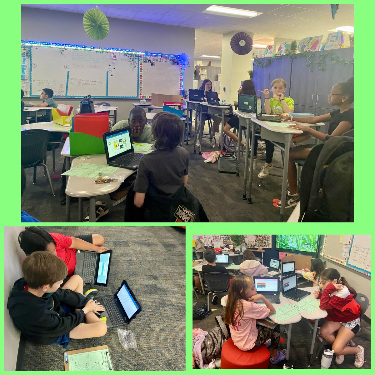 ✖️➗Wrapping up our @AultElem Boot Camp in the Jungle STAAR review!  🪖Over the 3 days, S did exercises, ate trail mix & popcorn, & worked on reviewing all the math!  So excited for them to show off their skills tomorrow! 🍃#TeamAult #ELEVATE