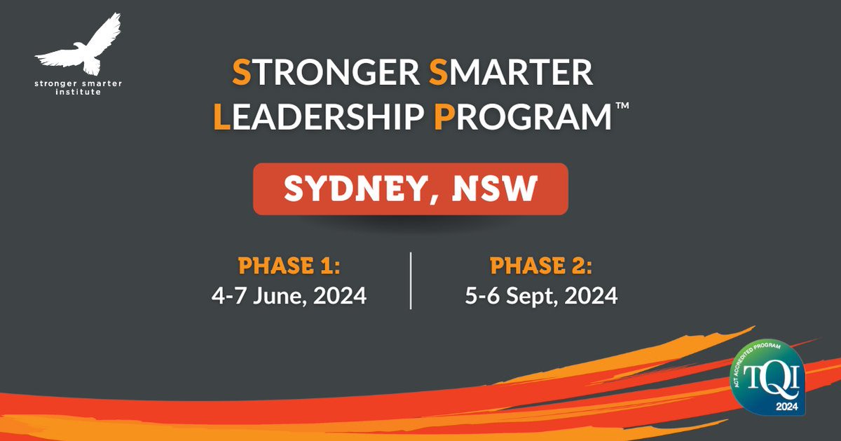 NSW Teachers, major news alert – the Stronger Smarter Leadership Program is touching down in Sydney in early June!

Elevate your leadership skills with a strength-based approach. Don't miss out, reserve your spot now: 
zurl.co/obgt

 #NSWTeachers #teacherPD