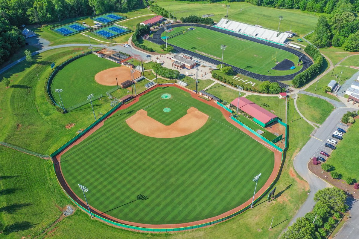 WHSwarriors's tweet photo. Check out this aerial shot of our amazing athletic complex! Lots goes into maintaining this beautiful complex and we should all just take a moment and admire how great it is on this Earth Day! 
 @AGHoulihan @UCPSNC @UCPSNCAthletics @WeddingtonHSNC https://t.co/aOUyncyZup