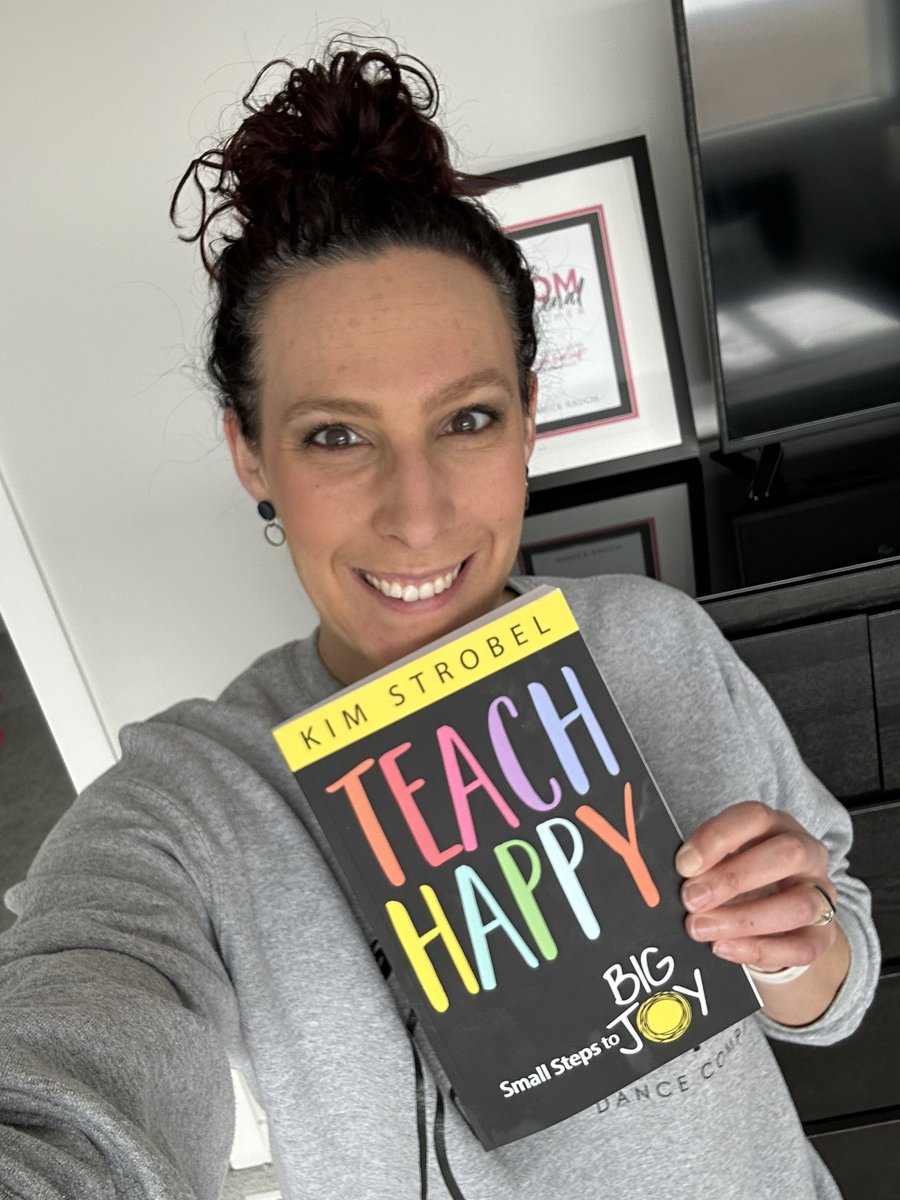 Yes yes! I do believe we control our own happiness, at least to a certain extent. But… doesn’t mean it’s easy. Love all that I’m learning from @strobeled and #TeachHappy! 🩷 #tlap