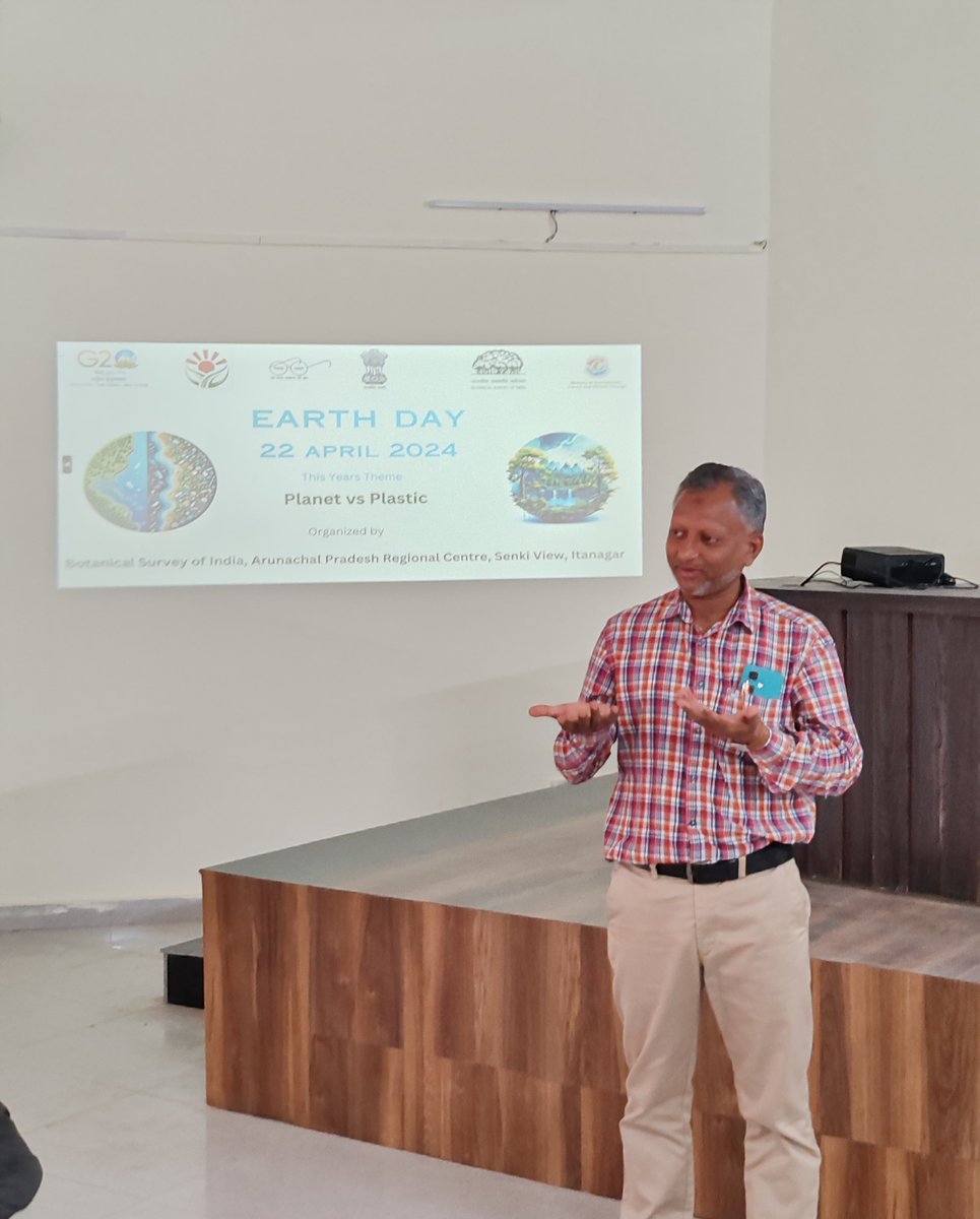 APRC, Itanagar celebrated Earth Day on April 22, 2024. Dr. K.A.A. Kabeer, Scientist 'E' and Head of Office, delivered a captivating lecture on the significance of Earth Day focused on this year's theme, 'Planet vs. Plastic.'