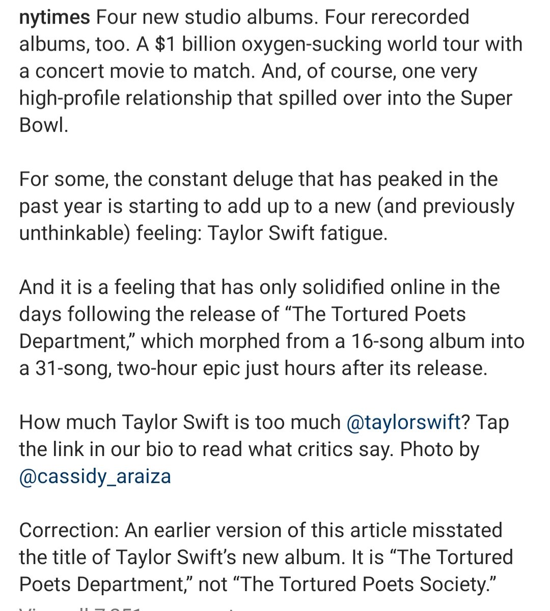 SuffragetteLane's tweet photo. Elvis Presley released 75 albums of unique material during his lifetime but were y'all telling him it's too much?? 

In contrast, Taylor Swift has released 11 original studio albums &amp; 4 re-recorded studio albums. 

Let's call it for what this is: misogyny.

#TaylorSwift https://t.co/05fLvo5Dvm