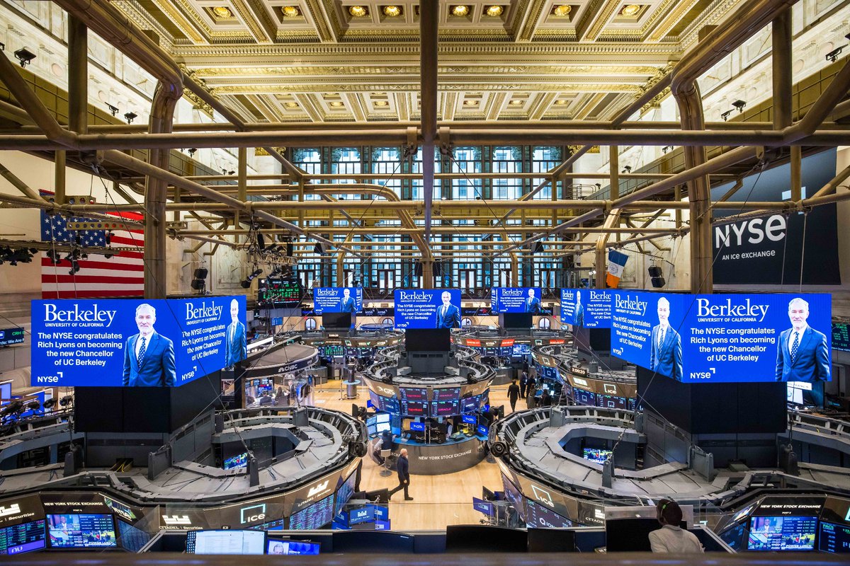 Big thanks to my former <a href="/BerkeleyHaas/">Haas School of Business</a> student and current US Head of Capital Markets at the NYSE, Bonnie Hyun, for this recognition and photo.
