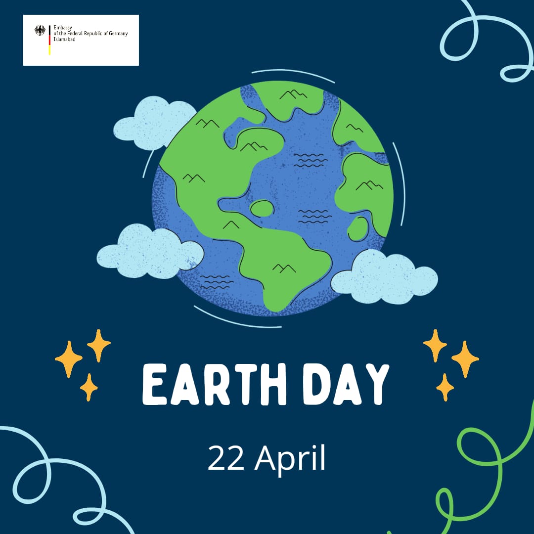 🌍 On #EarthDay, 🇩🇪 recommits to safeguarding our planet, conserving biodiversity, combating climate change & pursuing a brighter future for all✔️ #ClimateAction #EveryStepCounts