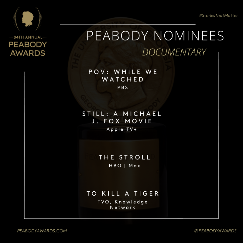 From a personal portrait to a beloved actor and advocate, or thorough examinations on various international subjects, these documentary nominees represent media that expand our understanding of the world around us. #PeabodyAwards #Documentary