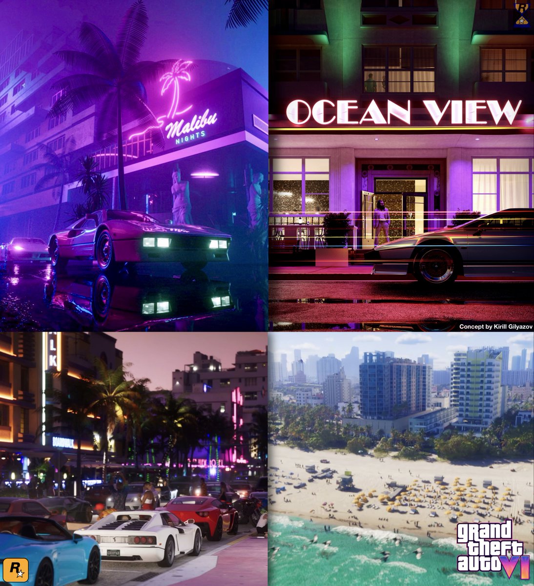 Iconic Vice City locations that will return in GTA 6:
- Malibu Club
- Ocean View Hotel and the iconic yellow Oceanic car
- Ocean Drive
- Little Haiti (neighborhood)
- Leaf Links (golf course)
- Ocean Beach, Washington Beach & South Beach
- Viceport
- Escobar International Airport