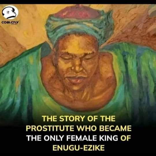 Uzochukwukwalu2's tweet image. #historyclass 

Ahebi Ugbabe was a prostitute and businesswoman from Enugu-Ezike who later became the only female king in British-Nigeria. 

Ugbabe, who was the first and last king of Enugu-Ezike, ruled her people for 30 years until her death in 1948. She was 68.