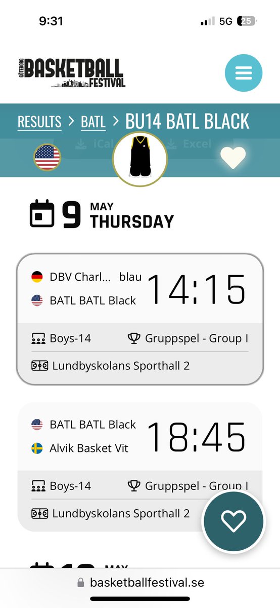 batl_nc's tweet photo. Our BATL game schedules are set for Sweden. Both teams will play 2 games on May 9. 

Check back for the link to watch the games we'll play in Sweden. 

We're still accepting donations. 
https://t.co/AXKPG7XiTW https://t.co/Kjj4ES3tlf