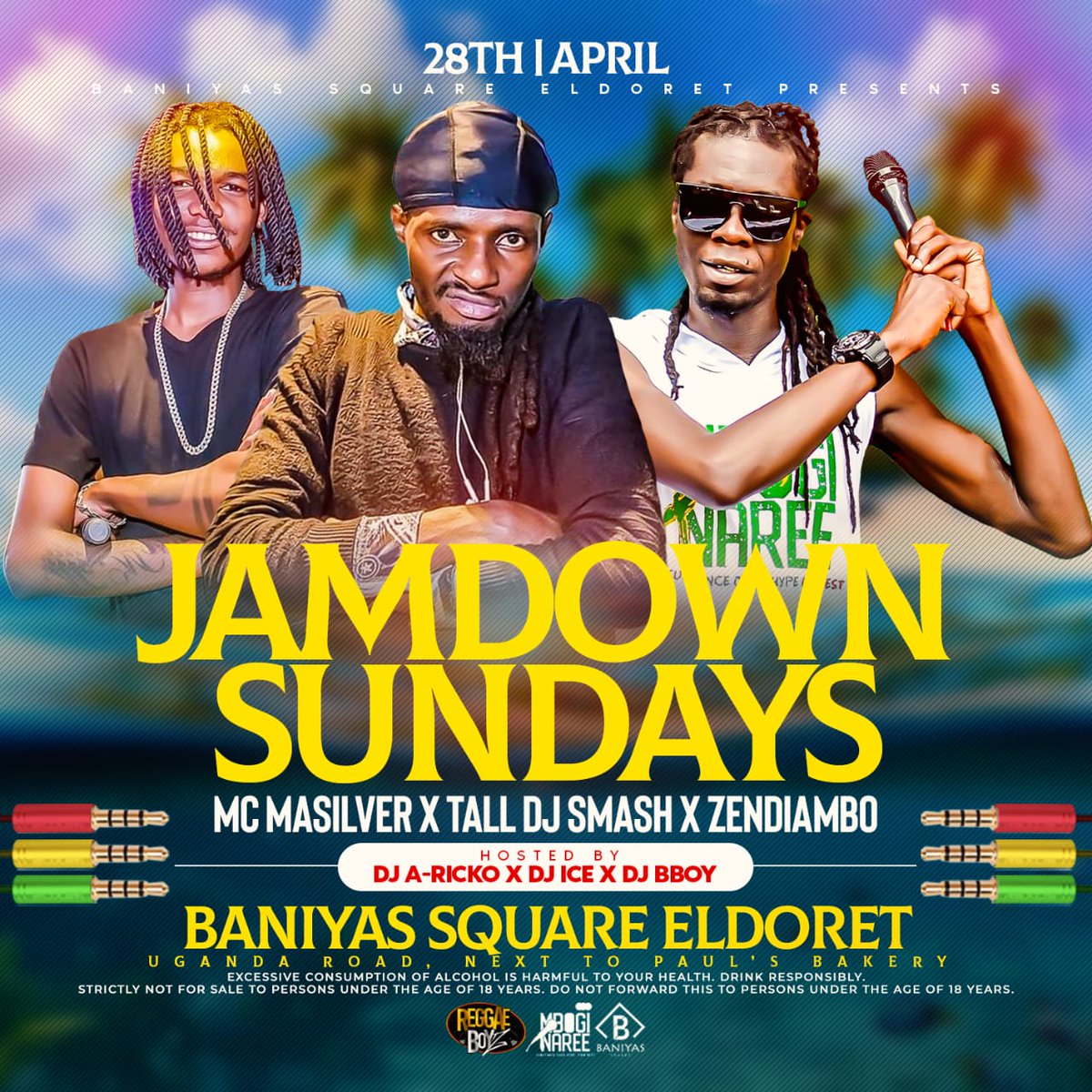 This Sunday we are live 🙌 at Baniyas Square -Eldoret ELDORET are you ready, alongside BUGIBUGI MASILVER x ZeNdiambo CureDeh lazima itanice see you then ✌️