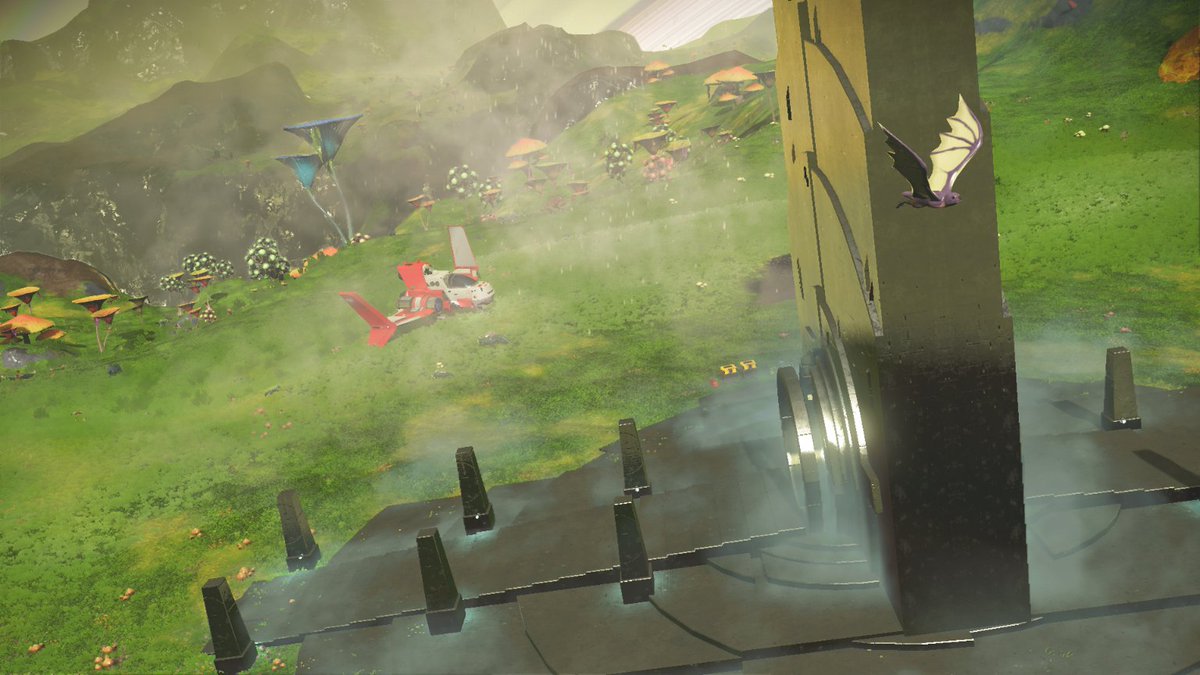 Brettinabox's tweet photo. Been playing some No Man's Sky lately, much better than i thought it would have been at release. https://t.co/0INIpgG4m5