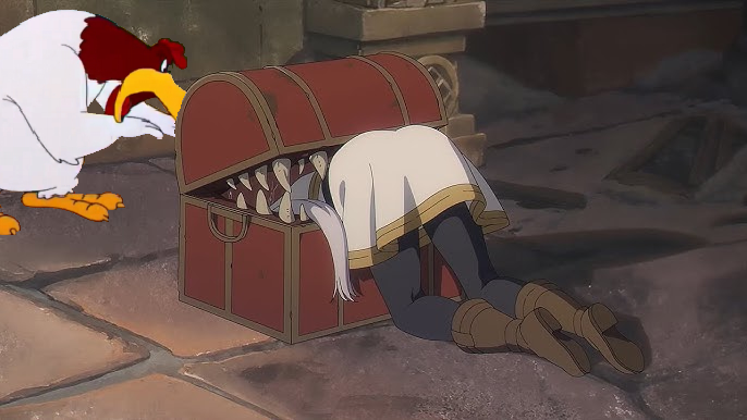 AtomiK_VR's tweet photo. I SAY, I SAY LASS, I TOLD YOU THAT WAS A MIMIC YET YOU DIDN'T LISTEN--THAT SPELL IS 99 PERCENT ACCURATE AND THAT ONE PERCENT CHANCE THERE'S A GRIMOIR IS LIKE FINDING A NEEDLE IN A HAYSTACK--NOW LOOK AT YOURSELF, YOU'RE GETTING EATEN ALIVE ALL BECAUSE YOU DIDN'T LISTEN WHAT I SAY https://t.co/d15ZsOustq