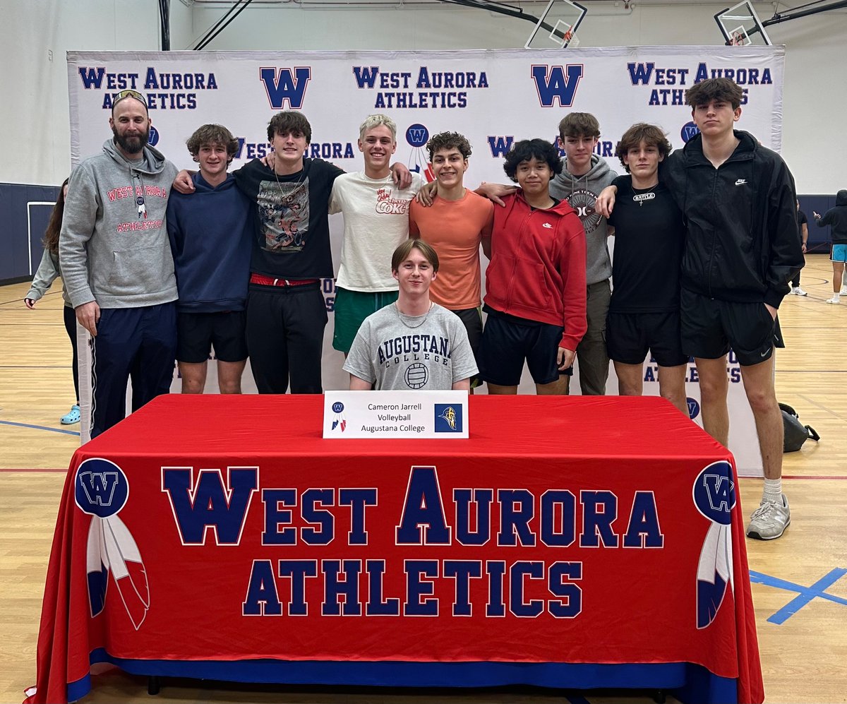 Congrats to Cameron Jarrell on his official signing! Cam will be taking his talents to <a href="/AugieMensVBall/">Augie Men's Volleyball</a>