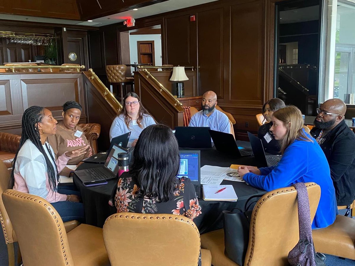 Collaborative full team strategic planning today with Youth Development and Family and Community Engagement Specialists across the division yielded a collective vision that will improve outcomes for students, staff, and families!  
#bettertogether
#EngineeredGreatness