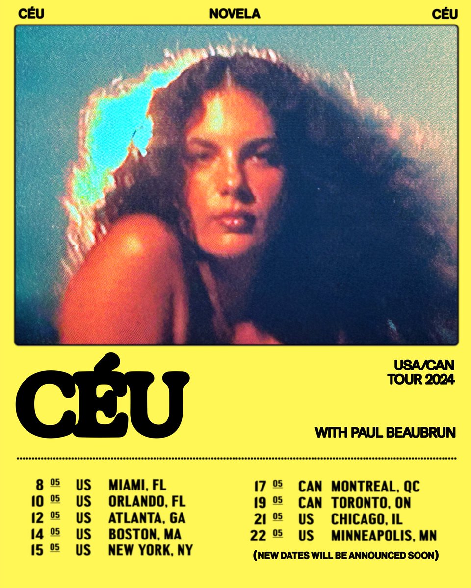 PaulBeaubrun's tweet photo. NORTH AMERICA TOUR with 🇧🇷 LEGEND @ceu
May
08- Miami, FL at @miamibeachbandshell
10- Orlando, FL at @liveatthesocial
12- Atlanta, GA at @theloftatlanta
14- Boston, MA at @brighton_music
15-New York, NY at @lprnyc
17-Montreal at #LeNational
20- Toronto, ON at @theaxisclub https://t.co/EGqhVSYcwm