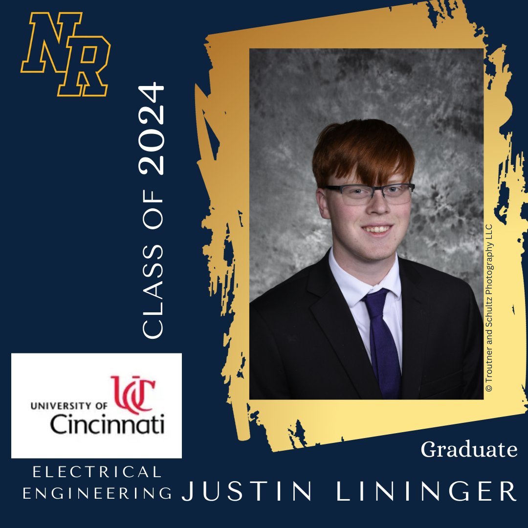Today's Senior Spotlight focuses on Justin Lininger. Congratulations, Justin! We wish you good luck in your future endeavors!