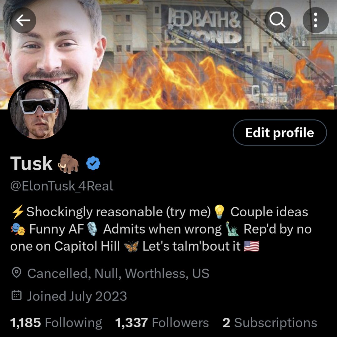 Tusk_4Real's tweet image. 🌐 Thank you so much to my....üb3r 1337 F0ll0w3r5 😎
#TechnicallyTrue #leet #BBBY #GME #Pulte #RyanCohen #HackThePlanet🌍