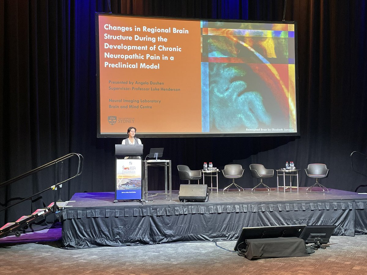 So proud of my lab bestie <a href="/angeladoshen/">Angela Doshen</a> delivering such an amazing talk on changes occurring in the development of neuropathic pain in a preclinical model! <a href="/AusPainSoc/">Australian Pain Soc</a> #AusPainSoc