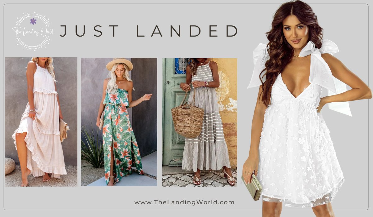 Every week we have new dresses, summer apparel and fun Home decor items arriving. Our dresses sell out quickly so shop your size and let's get ready to have an amazing summer - TheLandingWorld.com

#dresses #summer #resortwear #vacationmode #TheLandingWorld #UCBerkeley