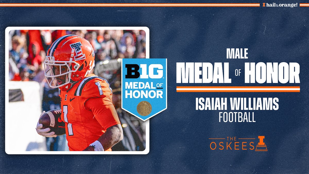 2024 Oskee Awards The Big Ten Medal of Honor: the highest honor a student competing in the Big Ten can achieve. Established in 1915, awarded to one male and one female student from the graduating class of each member institution who has demonstrated excellence. Congratulations…