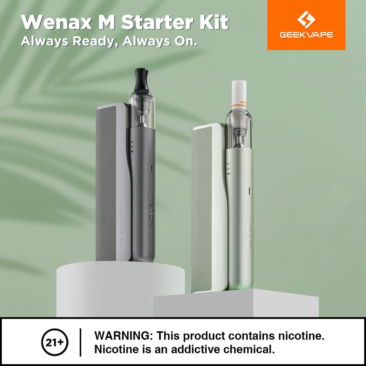 Unleash your style with the Wenax M Starter Kit. Choose from a range of vibrant colors to match your mood and elevate your vaping experience. 🌈💨 #wenaxmstarterkit #geekvape #geekvp #geekvapetech