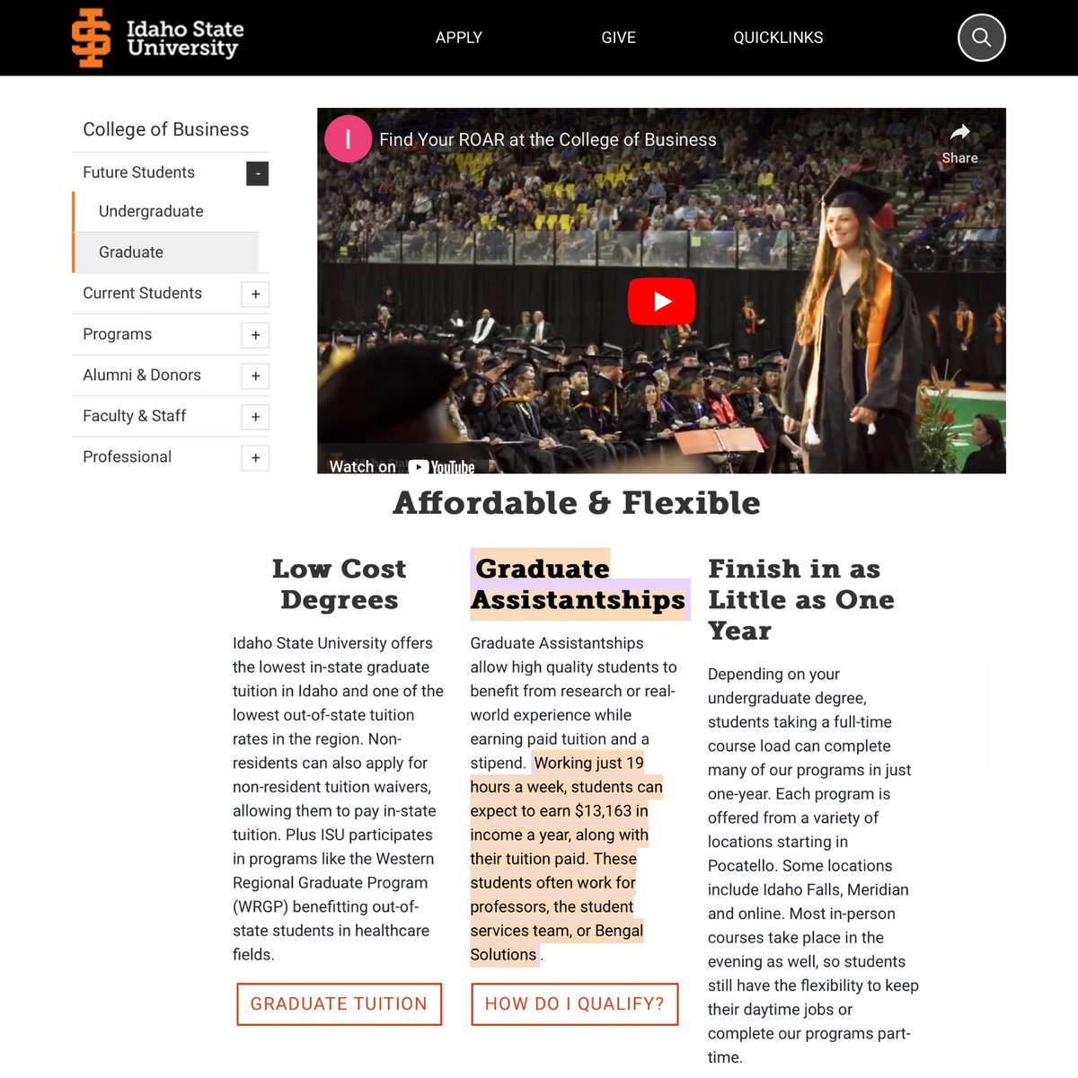 Tuition fees + Up to $13,163 per year for MA&PhD students at Idaho State University, USA (graduate assistantships) Deadline: June 1, 2024 Want to work with me? I will guide you to apply for 3 scholarships. DM for terms