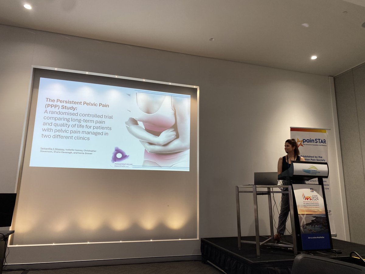 MarillaDruitt's tweet photo. #AusPainSoc Dr Sam Mooney on #persistentpelvicpain
QOL not different with or without surgical management https://t.co/fITtDEzUOM