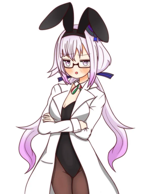メガネ白衣バニーを信じろ#これを見た人はバニーガールをTLに放流しよう 