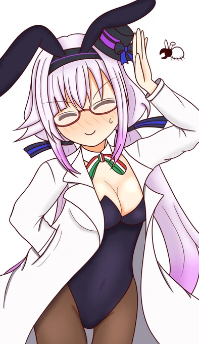 メガネ白衣バニーを信じろ#これを見た人はバニーガールをTLに放流しよう 