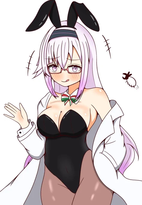 メガネ白衣バニーを信じろ#これを見た人はバニーガールをTLに放流しよう 
