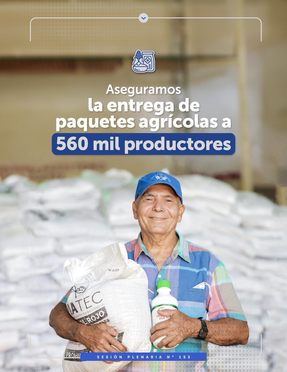 AsambleaSV's tweet photo. Incorporamos fondos a @AgriculturaSV para garantizar que entregue paquetes agrícolas a productores nacionales y así impulse la producción de granos básicos en nuestro país, contribuyendo a la seguridad alimentaria de las familias salvadoreñas. https://t.co/GxhK7TyE1E