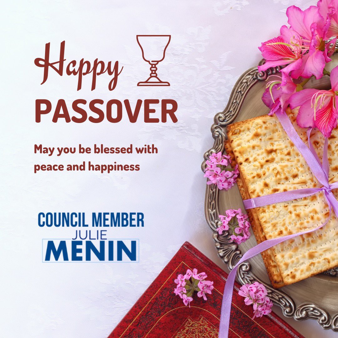 Tonight we celebrated Passover and enjoyed the familiar rituals and customs of the Seder and the story of freedom. From my family to yours, wishing all who celebrate a happy Passover. Chag Semeach!