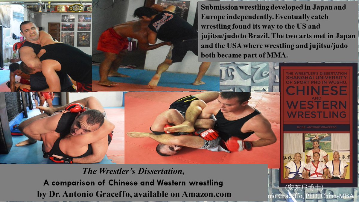 Submission #wrestling developed in Japan and Europe independently. Eventually catch wrestling found its way to the US and jujitsu/judo to Brazil. The Wrestler’s Dissertation #martialart #Wrestling #MMA #jujitsu #BJJ #judo amazon.com/dp/0999830503?…