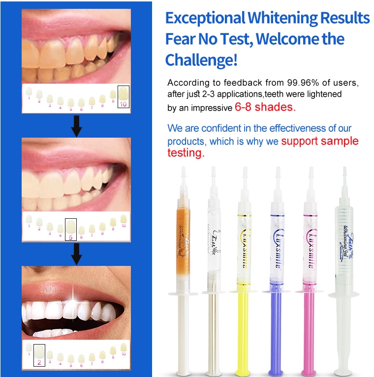 _Luxsmile's tweet image. Elevate your teeth whitening game with customizable options! From 1-44% CP/HP or non-peroxide formulas to unique additions like bamboo charcoal or 24K gold, achieve superior results without compromising enamel. #TeethWhitening #CustomizableOptions 🦷✨