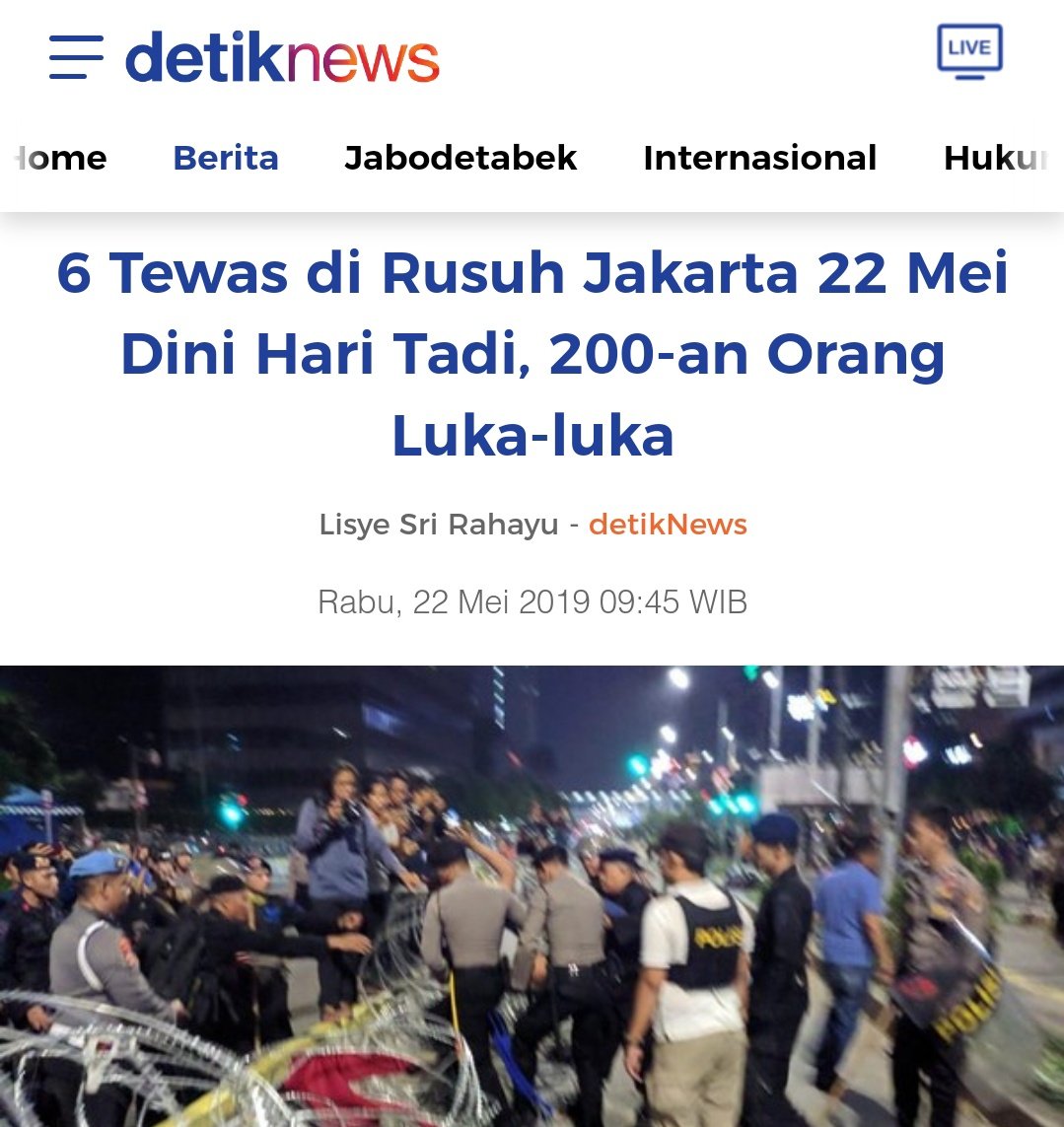 StefanAntonio__'s tweet photo. .
.
Pemilu 2024 Prabowo menang ga ada kerusuhan
Pemilu 2019 Prabowo kalah, 6 mati 200 luka

Skarang baru ketauan ternyata yang ga bisa terima kekalahan itu kumpulnya di Kubu 02

Padahal mantan pendukung Prabowo 2019 dulu ada yang ke Kubu Anies skarang
Tapi mantan pendukung Prabowo yang di Anies bukan jenis yang Bar-Bar

Karena ketika Anies kalah, Ga ada tuh Kerusuhan sampe ada yang Mati dan Luka-Luka

Baru nyadar sekarang Saia
.
.