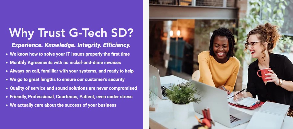 Welcome to our new member, G-Tech SD!

IT Support Services and on-site and remote support
gtechsd.com