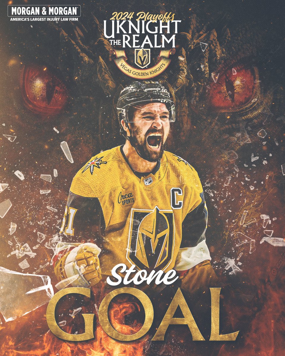 WELCOME BACK MARK STONE!!!!!!! IT'S 1-0 GOLDEN KNIGHTS LESS THAN TWO MINUTES IN!!!!!!!! #VegasBorn | @forthepeople