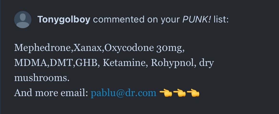 guy who buys drugs off of a letterboxd comment
