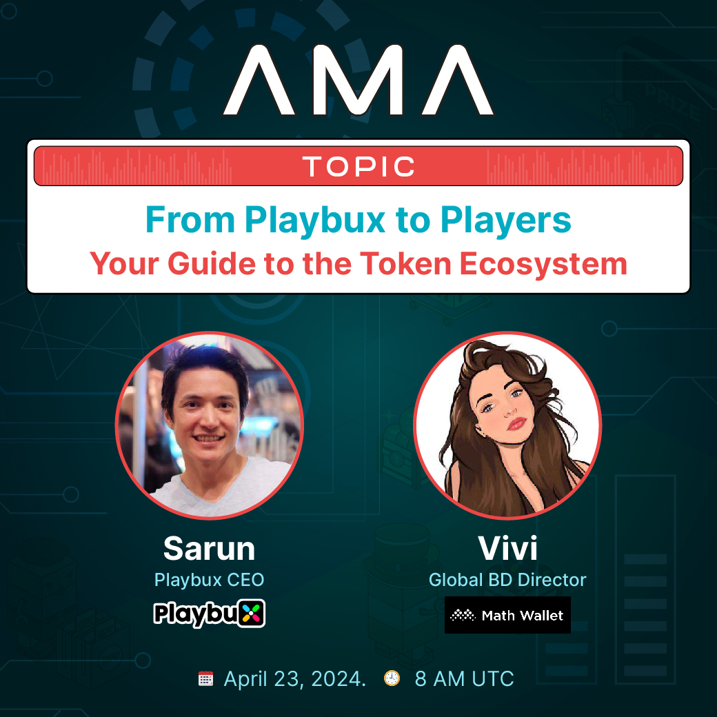 playbuxco's tweet photo. Playbux X @MathWallet: an exclusive AMA $PBUX discussion 🚀
✅Like &amp; RT &amp; Tag 3 friends
🏆 15 BRK &amp; 15 Lotto tickets for each winners 
📌 https://t.co/nkpKOAQ3H1

#Playbux $PBUX https://t.co/ayMs14GcAp