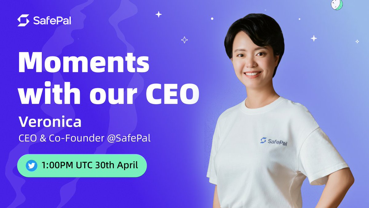 📢Listen to our CEO's genuine feedback & recap of March at the SafePal monthly community AMA Prepare your questions & suggestions for SafePal & Veronica ✍️ ⏰30th April 13:00 UTC 📌Set a Reminder: twitter.com/i/spaces/1vOGw… 🎁Claim your special W3ST token: link3.to/e/GQOgq1